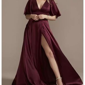 Formal bridesmaids dress plus size